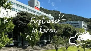First week in Korea | Busan | Campus visit | Beach | Cooking | Drone Show | Korea vlog 02