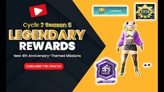 CYCLE 2 SEASON 5 Legendary rewards | CYCLE Memories #PUBGMNextStarProgram #CYCLE2SEASON5