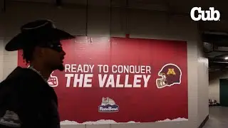 Gopher Football Arrives at Chase Field For 2025 Rate Bowl