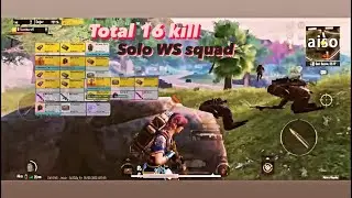 WATCH HOW TO PLAY SOLO VS SQUAD 16 KILL👍CHAPTER12 #metroroyalebug #pubgmobile #metroroyale