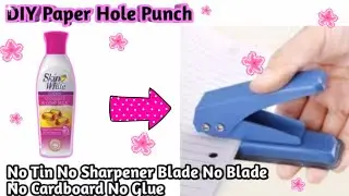 Homemade paper hole punch|How to make hole punch at home|Diy hole punch|Syedz DIY