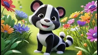 Zuzu Zebra Skips to Town | Lively Zebra  Rhyme for Toddlers | Fun Animal Movement Song for Kids