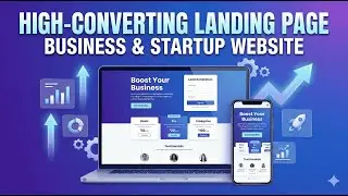 High-Converting Landing Page Website Design for Business & Startups