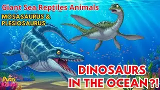 Science for Kids: Sea Dinosaurs 🌊 Mosasaurus & Plesiosaurus | Giant Marine Animal - Dino for kids