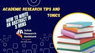 How to write a research abstract in 5 minutes
