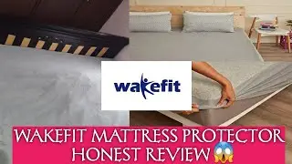 WAKEFIT MATTRESS PROTECTOR WATERPROOF Honest review in Telugu😱 | WAKEFIT | Beauty matrix