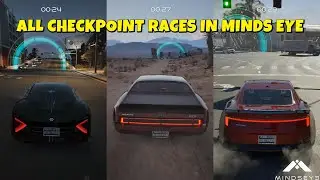MINDS EYE THE NEW OPEN WORLD GAME | ALL CHECKPOINT RACES GAMEPLAY | 4K PC