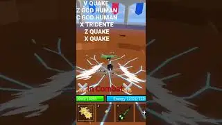 combo de Quake god human #combo #bloxfruits