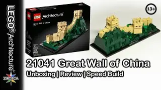 LEGO Great Wall of China Review | Unboxing | Speed Build | LEGO 21041 | LEGO Architecture Series