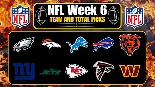 NFL Week 6 Picks! NFL Picks & Predictions 2025