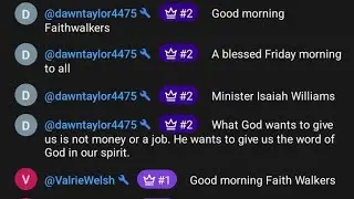 FAITH WALK FRIDAY