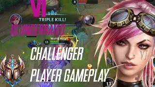 WILD RIFT | VI IS UNDERRATED !! | CHALLENGER PLAYER GAMEPLAY