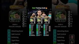 Best Training Guide🔥 || Eden Hazard Best Train #efootball #pes #efootball2024 #shorts