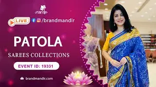 Patola Sarees | WhatsApp Number 733 733 7000 | Brand Mandir Sarees LIVE