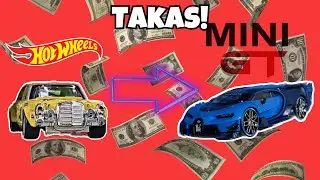 HOT WHEELS İLE MİNİ GT TAKAS ETMEK!? / Mini GT Bugatti İncelemesi!