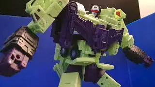 Transformers studio series 86 devastator stop motion transformation 
