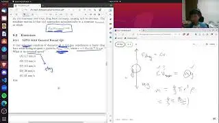 SJPO 2018 Q2 - Terminal Velocity (Numerical Example) | Physics Olympiad
