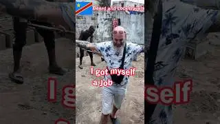 I got a Job in Africa .White man visiting Kinshasa#Kinhasa#Congo#Mundele
