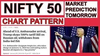 NIFTY 50 SELLING US TARIFF 500 %😱NIFTY CHART PATTERN ANALYSIS 🔴STOCK MARKET SELLING 🔴US TARIFF NEWS😱