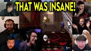 Valorant Streamers Reacts To 2G silentzz Insane SHERIFF 4k Against Sentinels In VCT