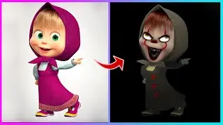 Masha Transformation In Halloween - Glow Up Halloween