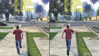 GTX 1080 Vs GTX 980 TI GTA 5 4K Frame Rate Comparison