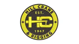 Best Hill Crane Service Embroidery logo.