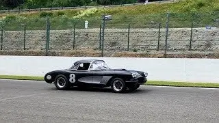 Adam Chodosh - 1958 Chevrolet Corvette onboard at Spa Francorchamps - Fastest Lap