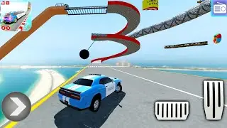 New Luxury Police Limo Car Stunts GT Racing Police Car Games Gameplay- iOS & Android #8