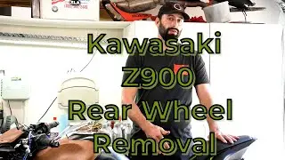 Kawasaki Z900 - Rear Wheel Removal & Re-Install