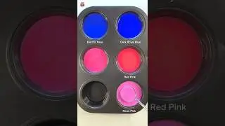 Color mixing 23 || ASMR liquid paint mixing. #colormixing #paintmixing #relaxing #asmr