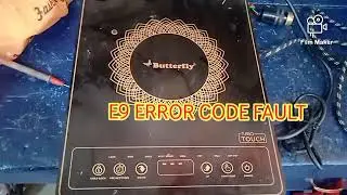 Butterfly induction cooker E9 Error code fault. solve step by step #solve