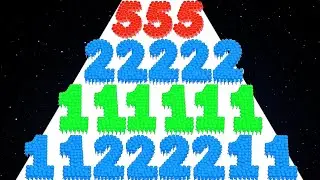 Jelly Run 2048 vs Crowd Number Run 3D - All Levels ASMR Gameplay (NOOB vs PRO vs HACKER)