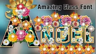 How To Make Glass Font Editing On Android Pixellab & Pscc ||Ashu Creation