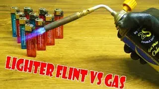 EXPERIMENT : LIGHTER FLINT vs GAS