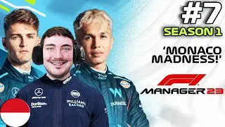 F1 MANAGER 23 | Williams CAREER MODE #7 | MONACO MADNESS! | F1 Manager 2023 #f1manager23