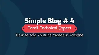 How to add youtube video as gallery in website - Simple Blog # 4