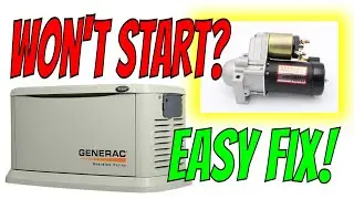 Generac Generator Won't Start? How to Replace a Bad Starter (DIY)