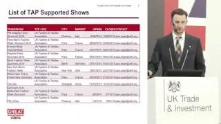 UKTI: What can UKTI offer in terms of trade missions and trade show support?