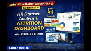 Experiment-11 | Data Visualization Laboratory BAI504 | HR Dataset Analysis & Attrition Dashboard|VTU
