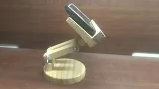 how to make a Unique adjustable phone stand | woodworking