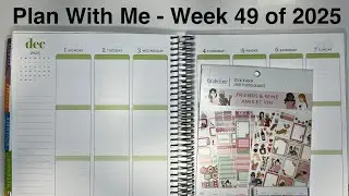 Планируйте вместе со мной — Неделя 49 2025 года (Ежедневник Erin Condren LifePlanner, а также наб...
