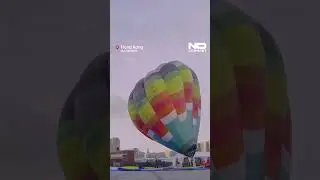 Hong Kong hosts first international hot air balloon festival #nocomment #youtubeshorts #shorts