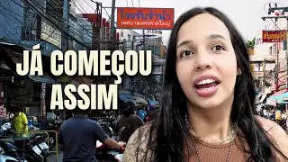 CHEGAMOS NA TAILÂNDIA E FOMOS RECEBIDOS ASSIM 🇹🇭