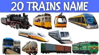 Train Names | Types of Trains | Train Name In English and Hindi | Vehicles Name | Transport