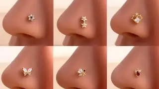 Beautiful stonework trending nosepin designs.....