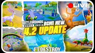Bgmi 4.2 update Rush gameplay |BGMI| STREAM in ipad9 BGMI |Only RUSH GAMEPLAY|😉😝😍🤪😜