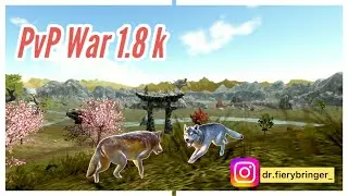 The Wolf-  || PVP War || 1.8k Hp Pup || The Wolf Online Simulator. 🐺