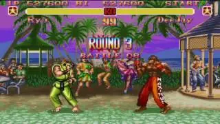 Super Street Fighter II - Ryu Vs Dee Jay