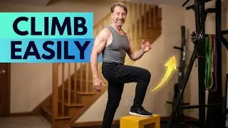 CLIMB STAIRS EASILY WITH SIMPLE EXERCISES AT HOME 50 PLUS #motivation #60plus #strengthtraining